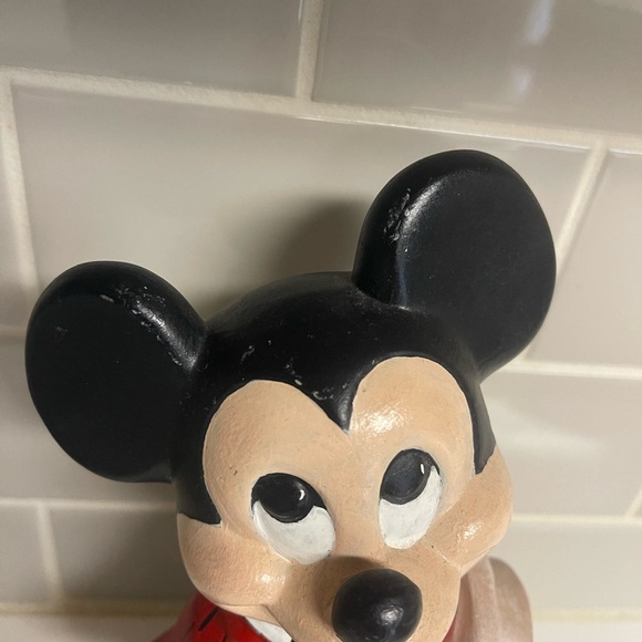 Vintage Disney Mickey Mouse Ceramic Hand Painted Figure - Picture 3 of 4